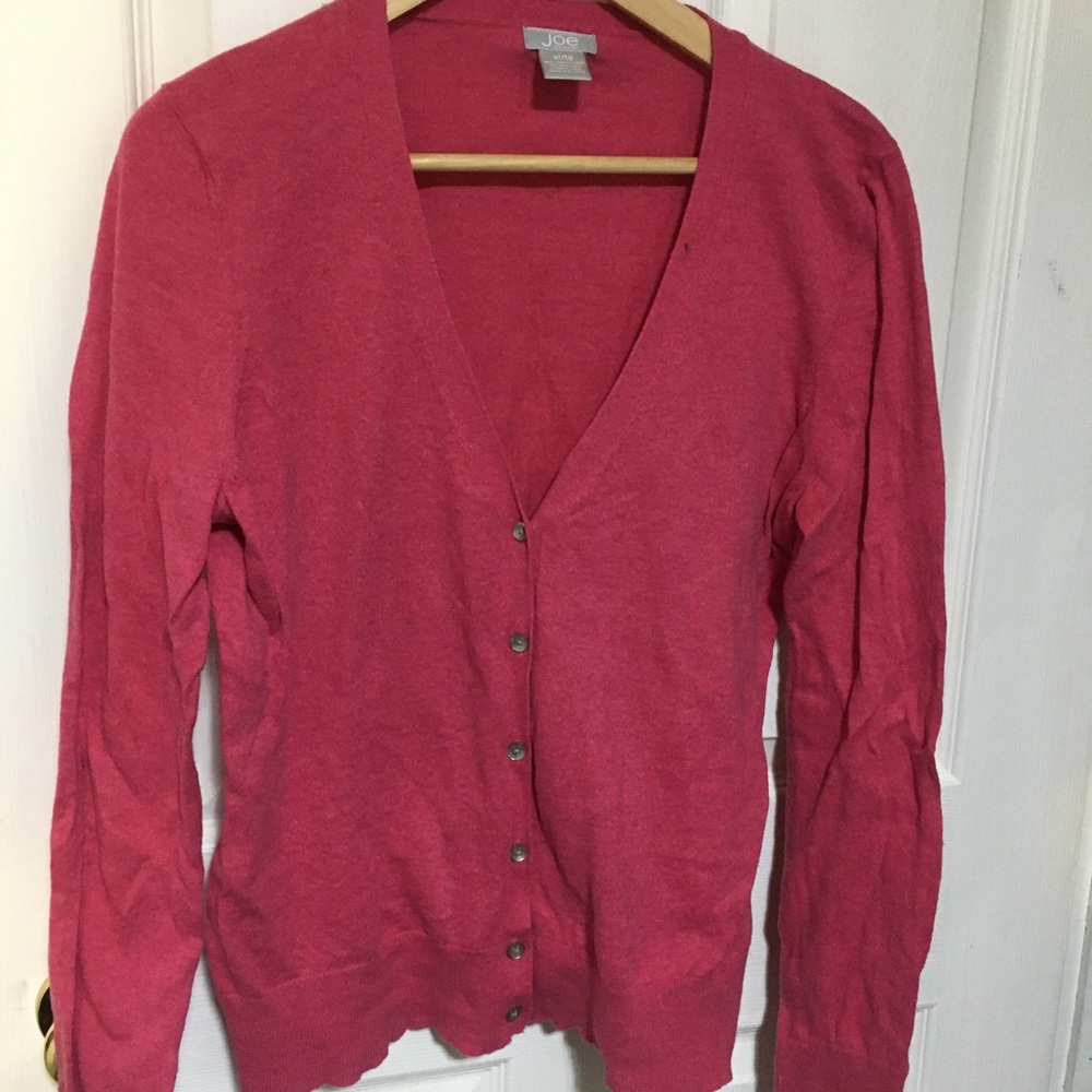 JoeFresh Pink Cardigan Sweater